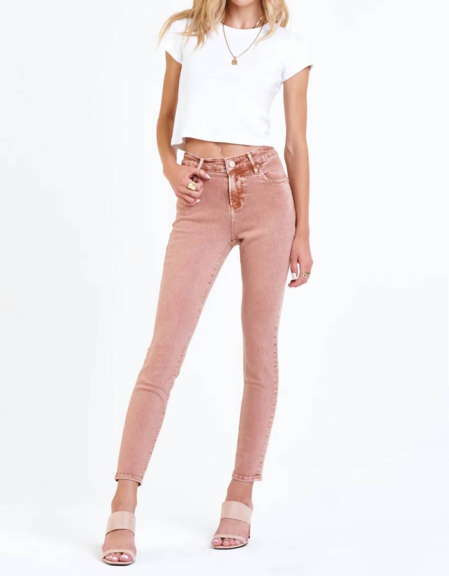 

Джинсы-скинни Gisele High Rise в загаре DEAR JOHN DENIM, цвет sunburn