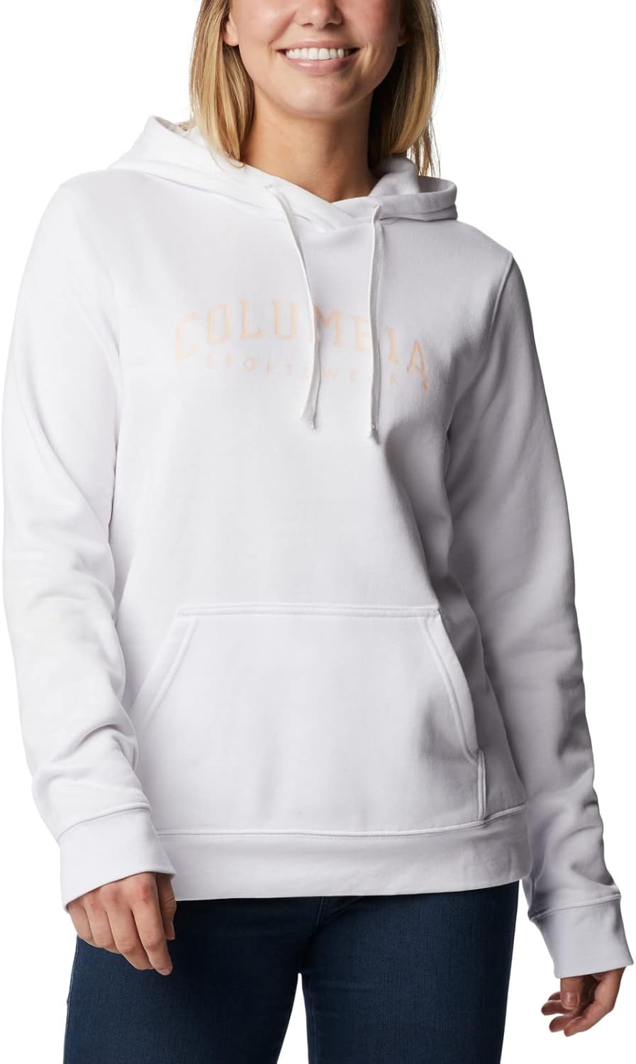 

Columbia женская толстовка Trek Graphic Treatment, White/Csc Collegiate