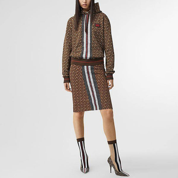 Худи из хлопка Burberry, свободный, коричневый — фото 2
