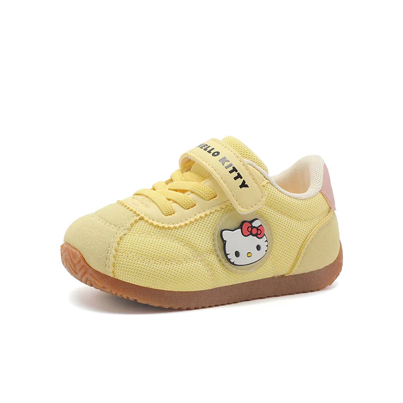 Hello Kitty Hello Kitty устойчивые к истиранию легкие амортизирующие дышащие кроссовки Sanrio, желтый — фото 3