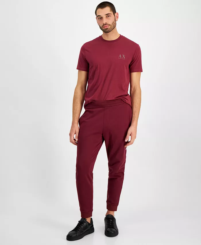 

Мужские флисовые брюки-джоггеры с логотипом A|X Armani Exchange, красный