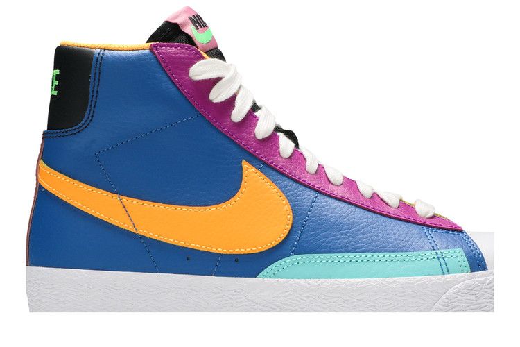 Кроссовки Nike Blazer Mid GS 'Aurora Purple Orange', разноцветный — фото 3