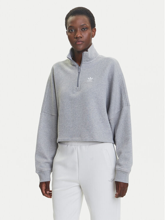 

Толстовка оверсайз Essentials French Terry IY9681 Adidas, серый