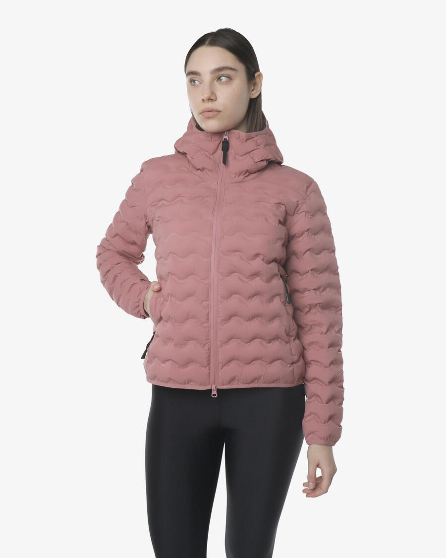 

JAKED Женская синтетическая спортивная куртка в старо-розовом цвете