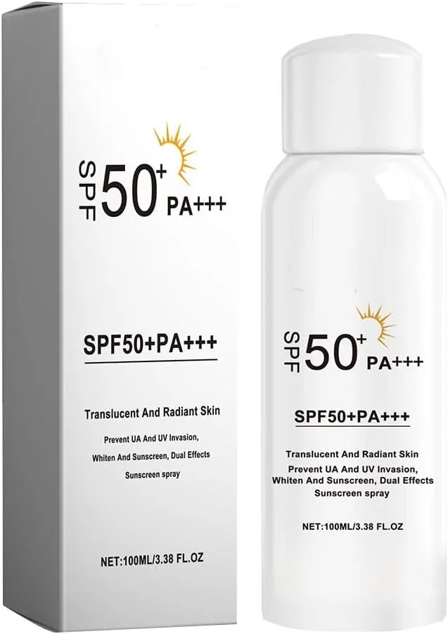 Солнцезащитный спрей Rice Sunscreen Spray, увлажняющий, 100 мл, белый Generic