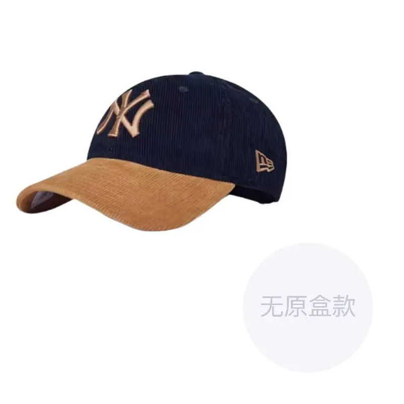 

New Era Хлопковый бейсболка унисекс темно-синий/светло-коричневый, Navy Blue/Light Umber