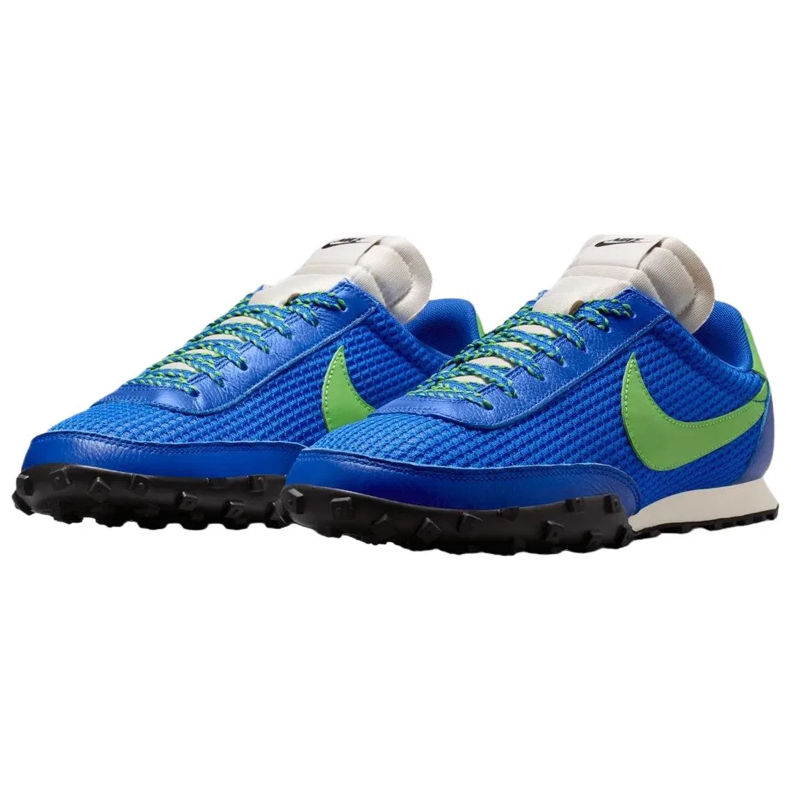 Кроссовки Nike Waffle Racer Support Rebound сине-зеленые — фото 4