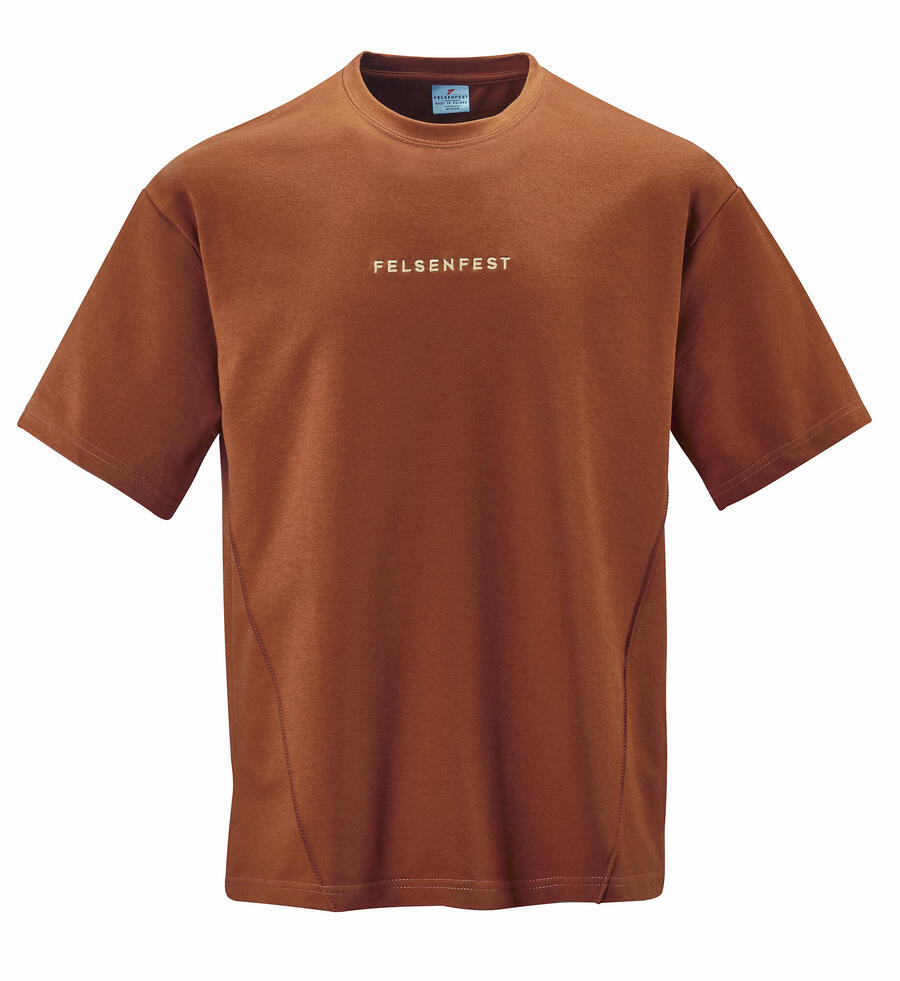 

FELSENFEST Рубашка для боулдеринга Volumes свободного кроя, каштаново-коричневая