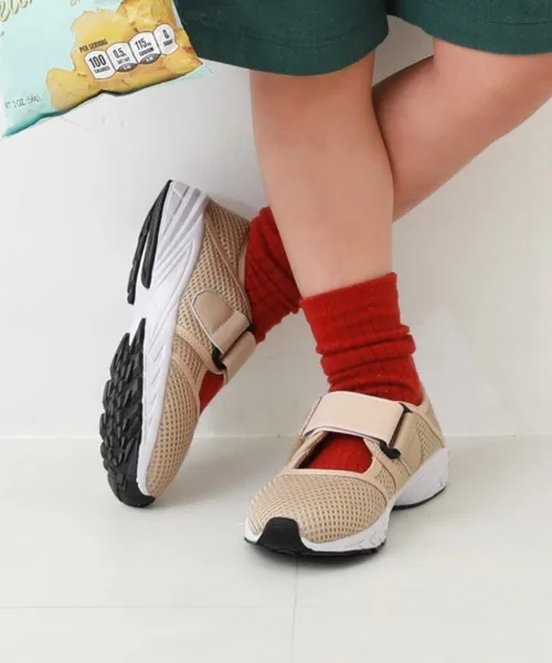 Детские сандалии с сеткой devirock Mesh Shoes бежевые