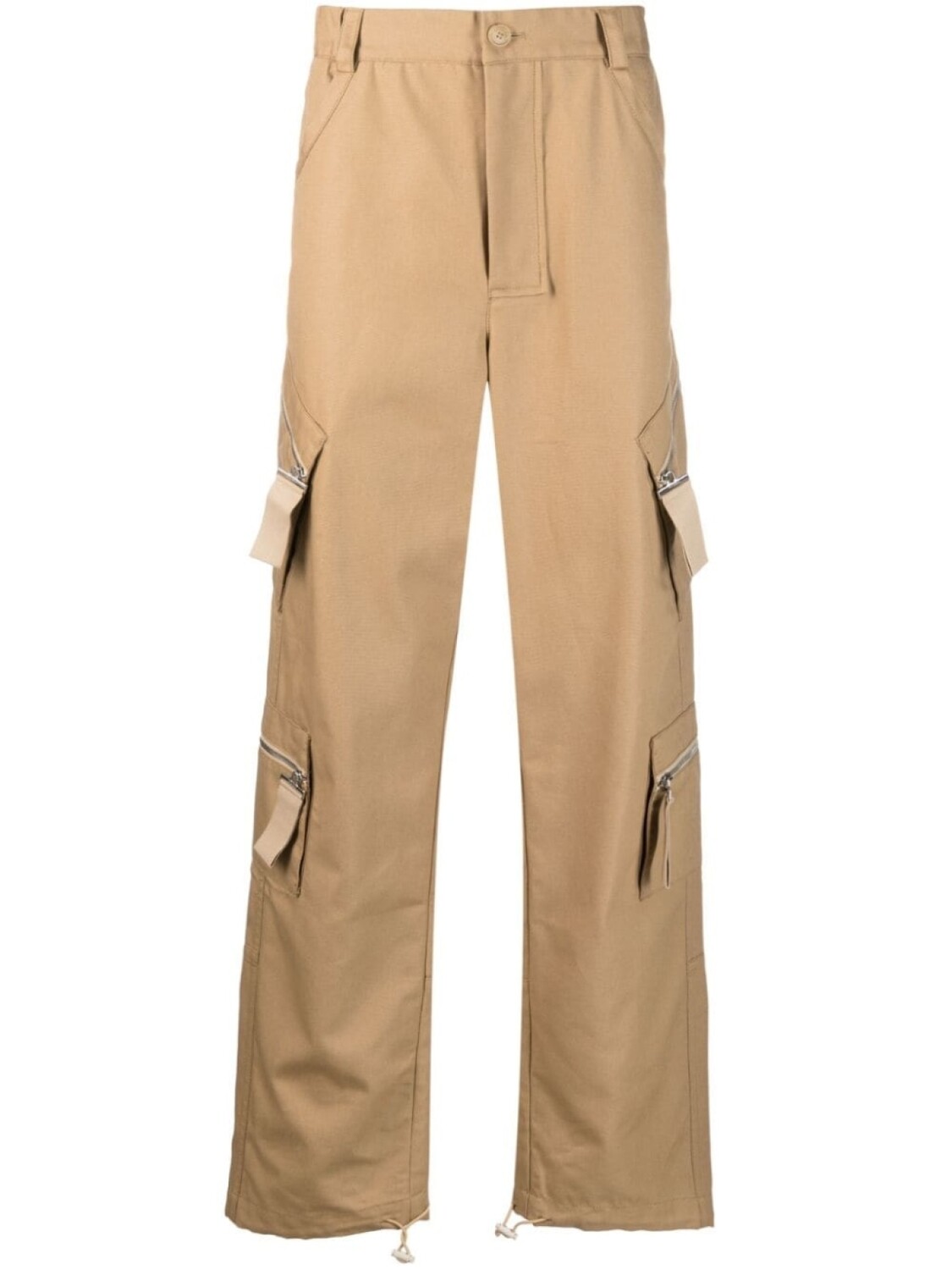 

Jacquemus прямые брюки карго, нейтральный цвет