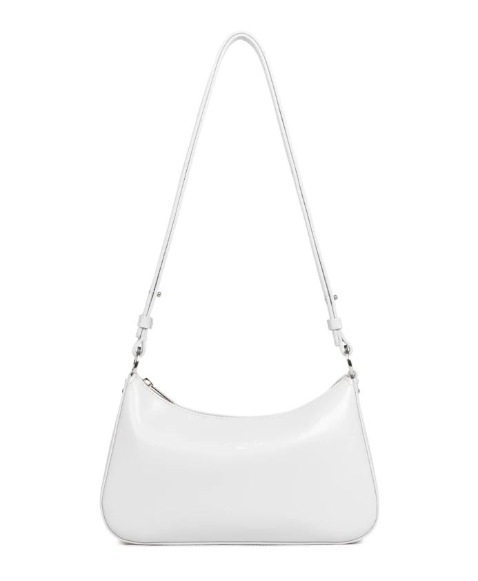 

Стильная сумка через плечо на молнии светло-серого цвета. Lancaster, серый