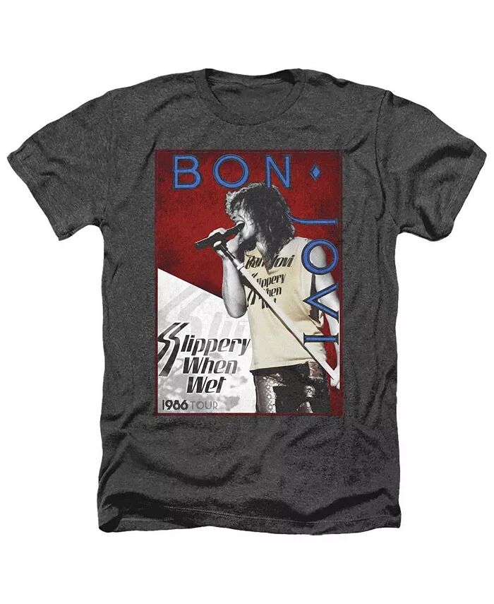 

Футболка мужская 86 Tour Adult Heather Bon Jovi, черный