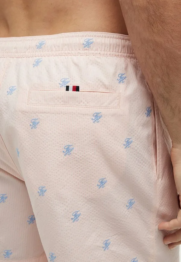 Плавки средней длины с вышивкой ithaca Tommy Hilfiger, Delicate Peach Perfect Peach — фото 4