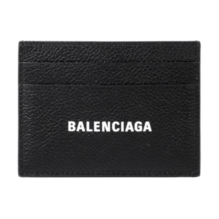 

Balenciaga Визитница из кожи Cash, кошелек, держатель для карт, унисекс, черный