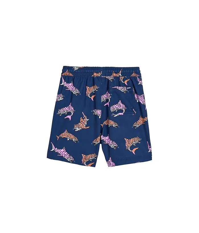 Плавки The Lil King Of Seas Chubbies Kids, Navy Blue/Pattern Base — фото 2