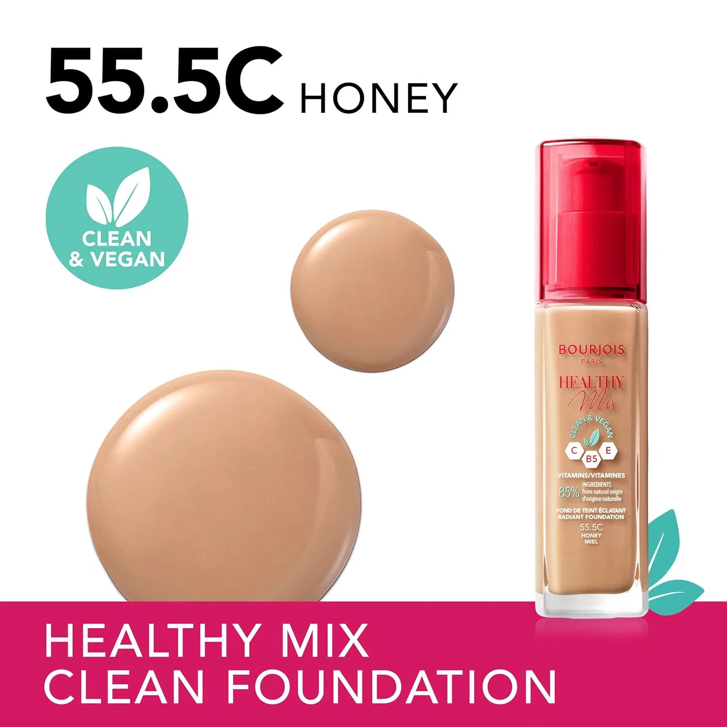 Тональная основа Healthy Mix Radiant от Bourjois Bourjois — фото 2