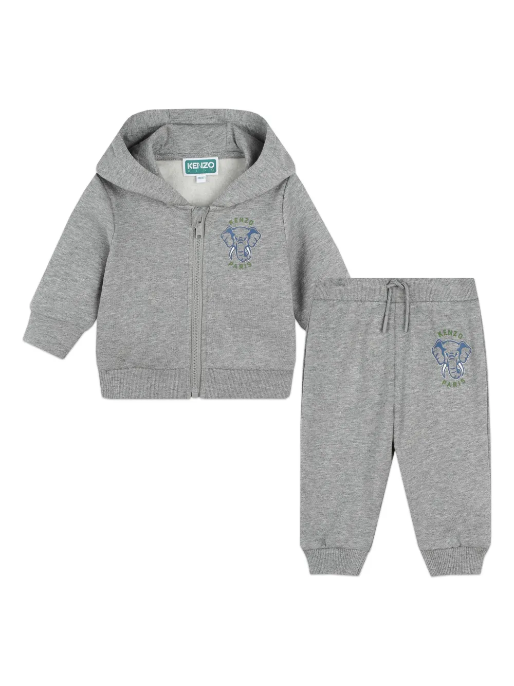 

Спортивный костюм с логотипом Kenzo Kids, серый