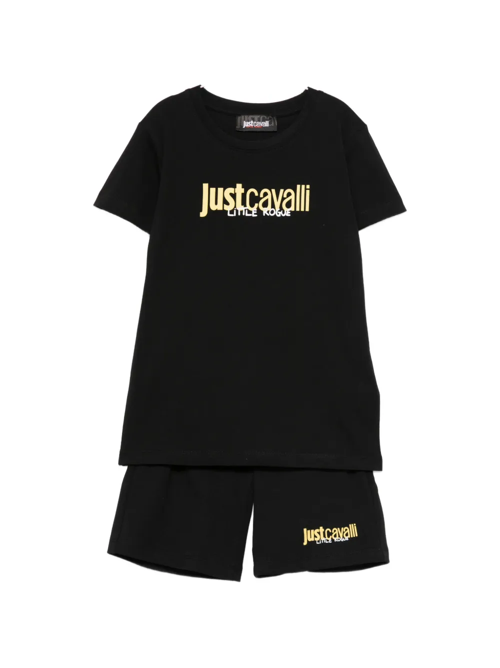 

Комплект из шортов с логотипом Roberto Cavalli Junior, черный