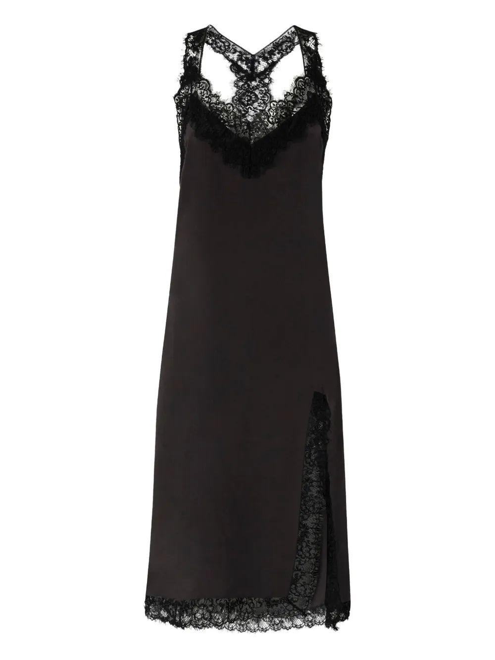 

Вечернее платье-комбинация с кружевной отделкой PINKO, коричневый