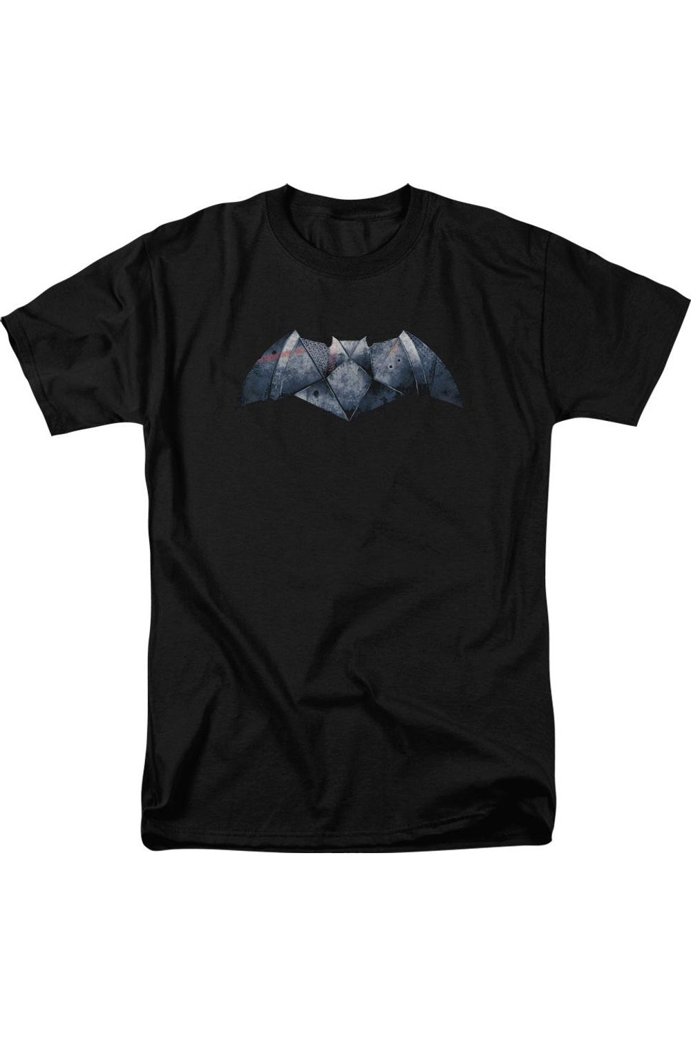 

Футболка с коротким рукавом и логотипом Batman V Superman Plated Bat для взрослых Gildan, черный