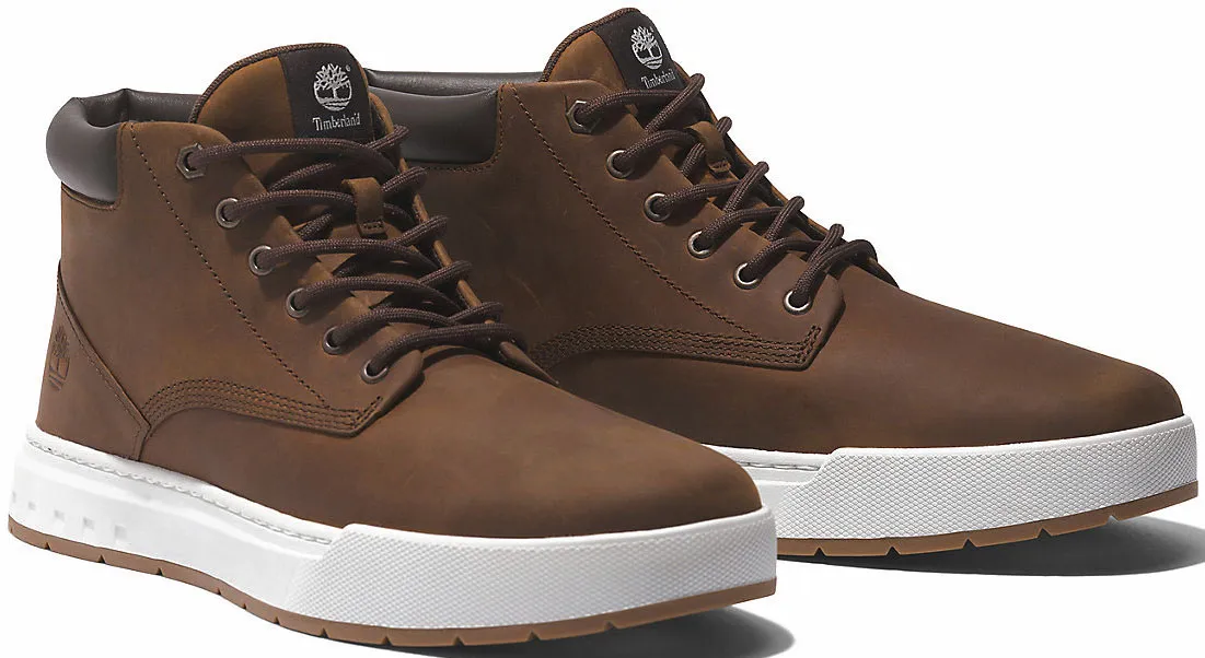 

Ботинки Timberland на шнуровке "MAPLE GROVE MID LACE UP SNEAKER", коричневый