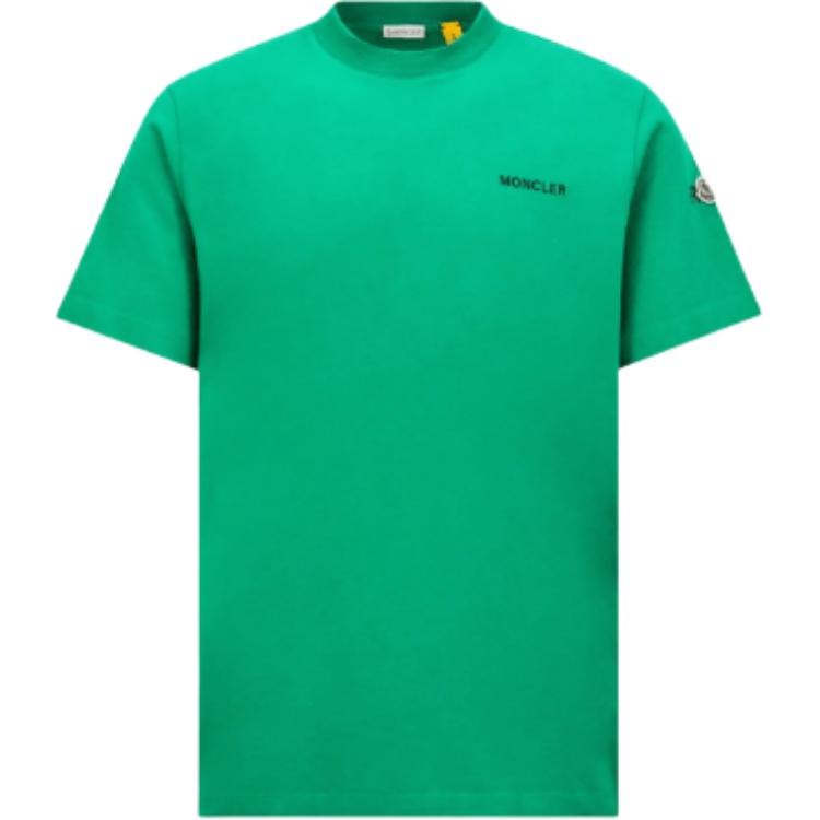 

Футболка Moncler X Fragment Hiroshi Fujiwara Maxi Logo MONCLER GENIUS, зеленый