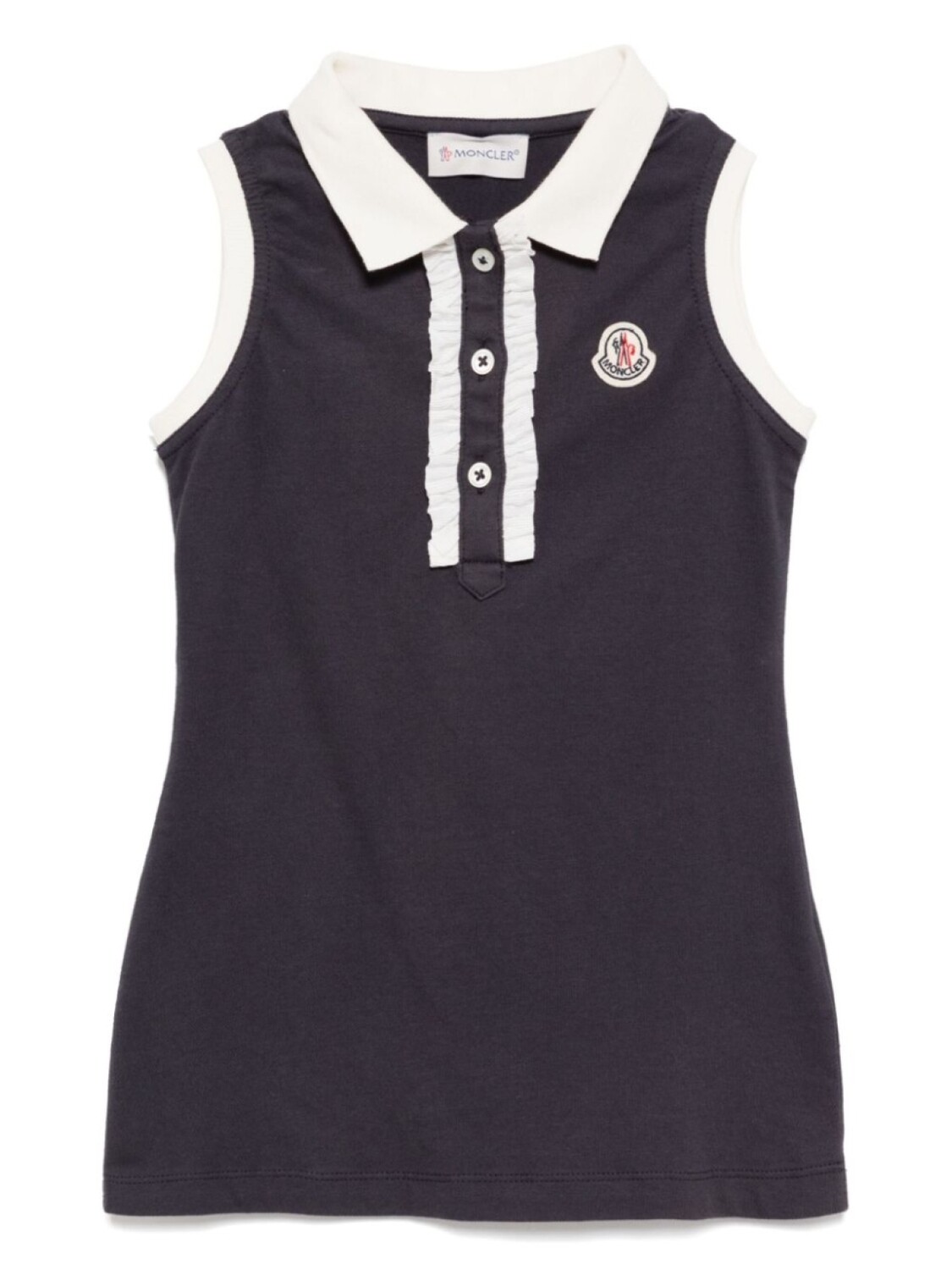

Moncler Enfant платье с воротником поло, синий