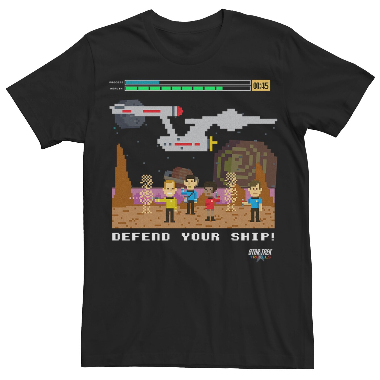 

Мужская футболка Star Trek Space Battles Licensed Character