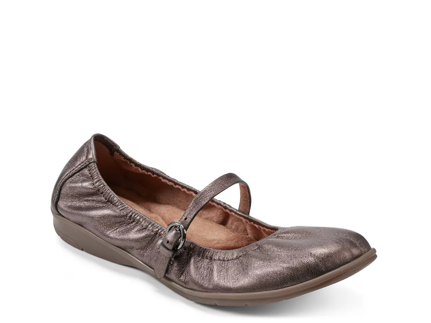 Балетки Korvino Mary Jane Flat Earth, цвет bronze