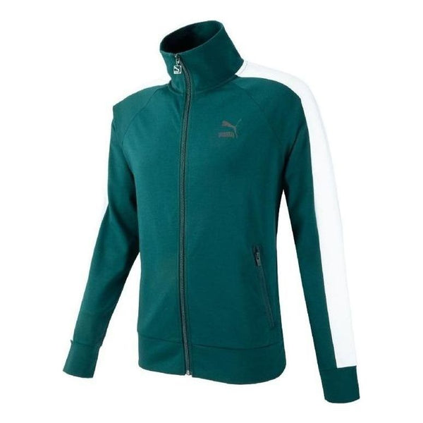 

Куртка classics t7 track jacket 'green' Puma, зеленый
