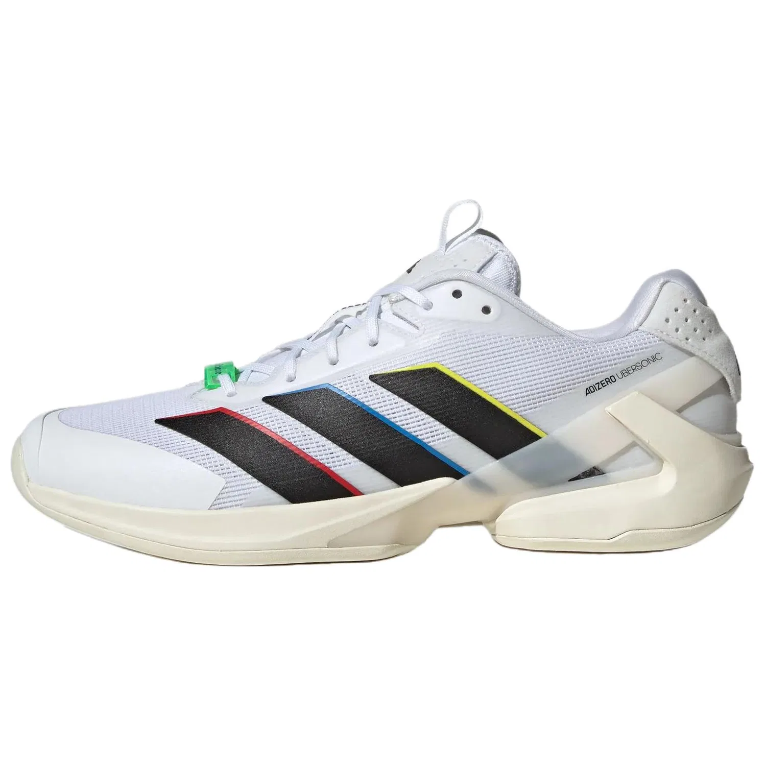 Кроссовки теннисные Adizero Ubersonic 5 Low Adidas бело-черные