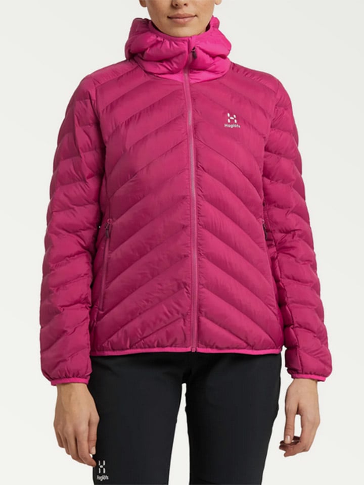 

Пуховик Haglöfs Winterjacke Särna Mimic, розовый