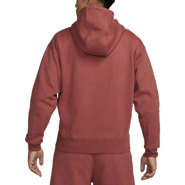 Толстовка Nike Solo Swoosh Fleece Hoodie 'Canyon Rust', цвет canyon rust — фото 2