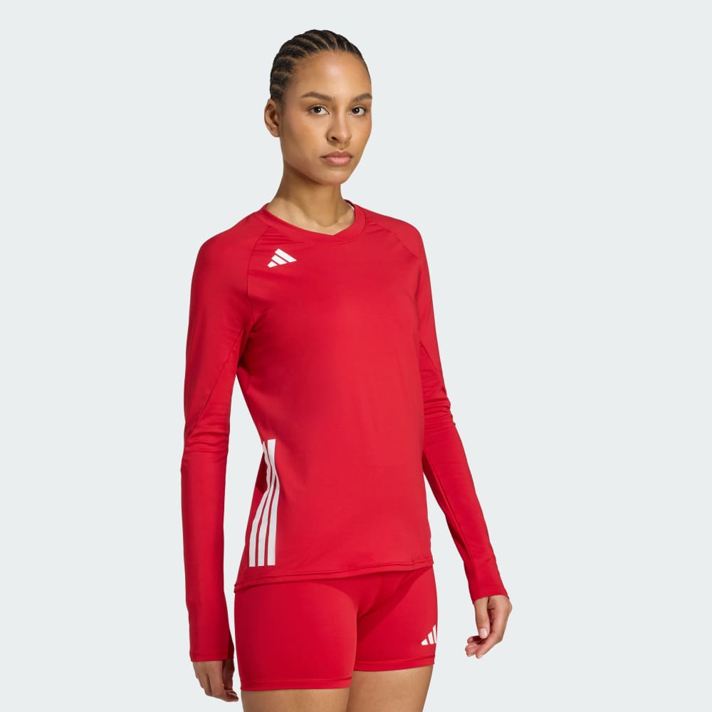 Джерси Adidas HILO Long Sleeve Volleyball Jersey, цвет Team Power Red 2 — фото 3
