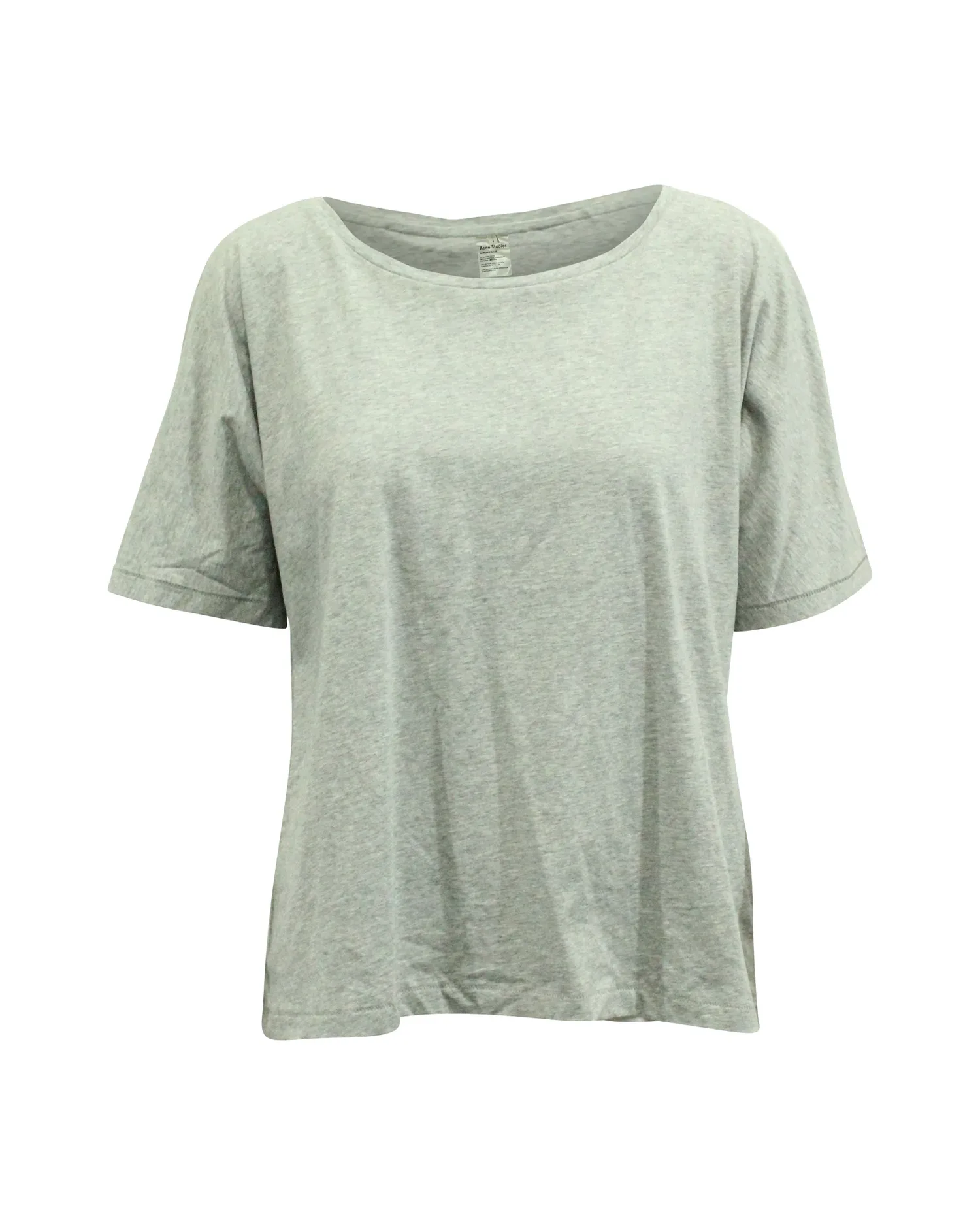 Футболка Nairobi C Base Tee из серого хлопка Acne Studios