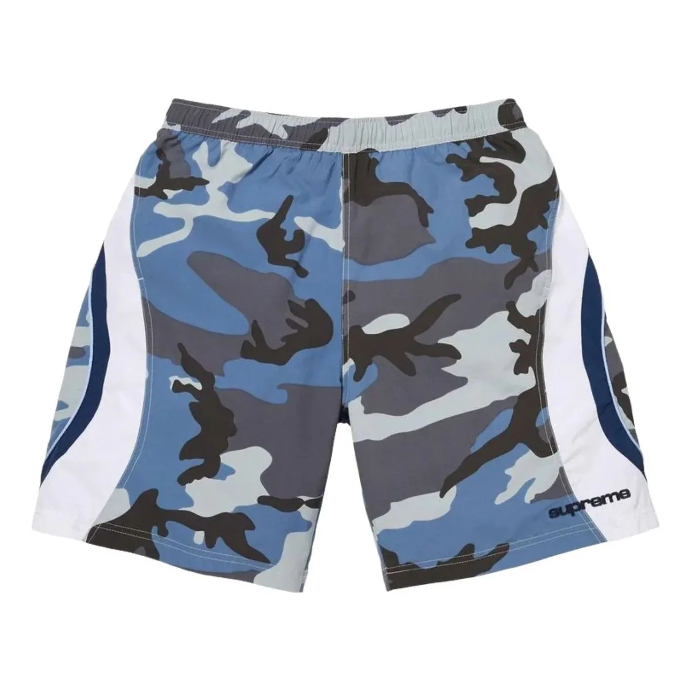 Шорты для водных видов спорта Supreme SS26 Paneled Water Short 'Blue Camo' SUP-SS26-289-BMO, синий