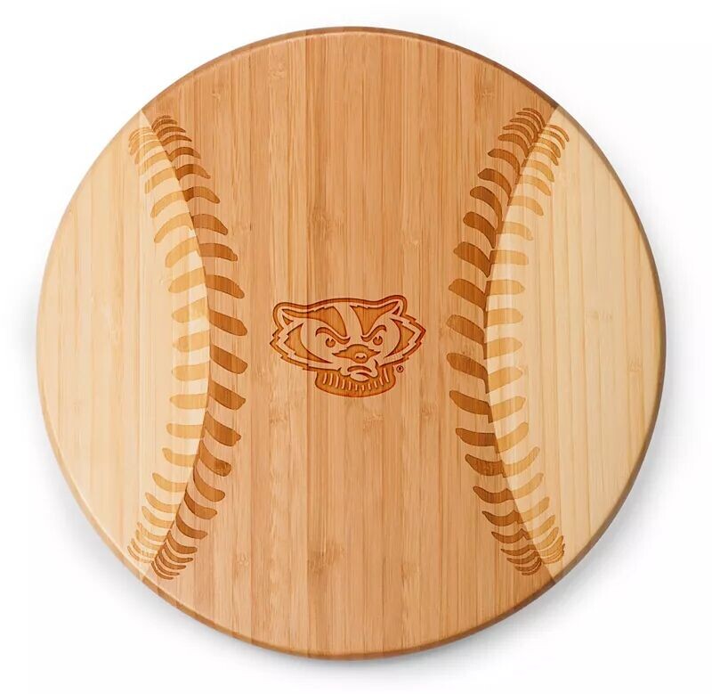 

Picnic Time Wisconsin Badgers Home Run Бейсбольный сервировочный поднос
