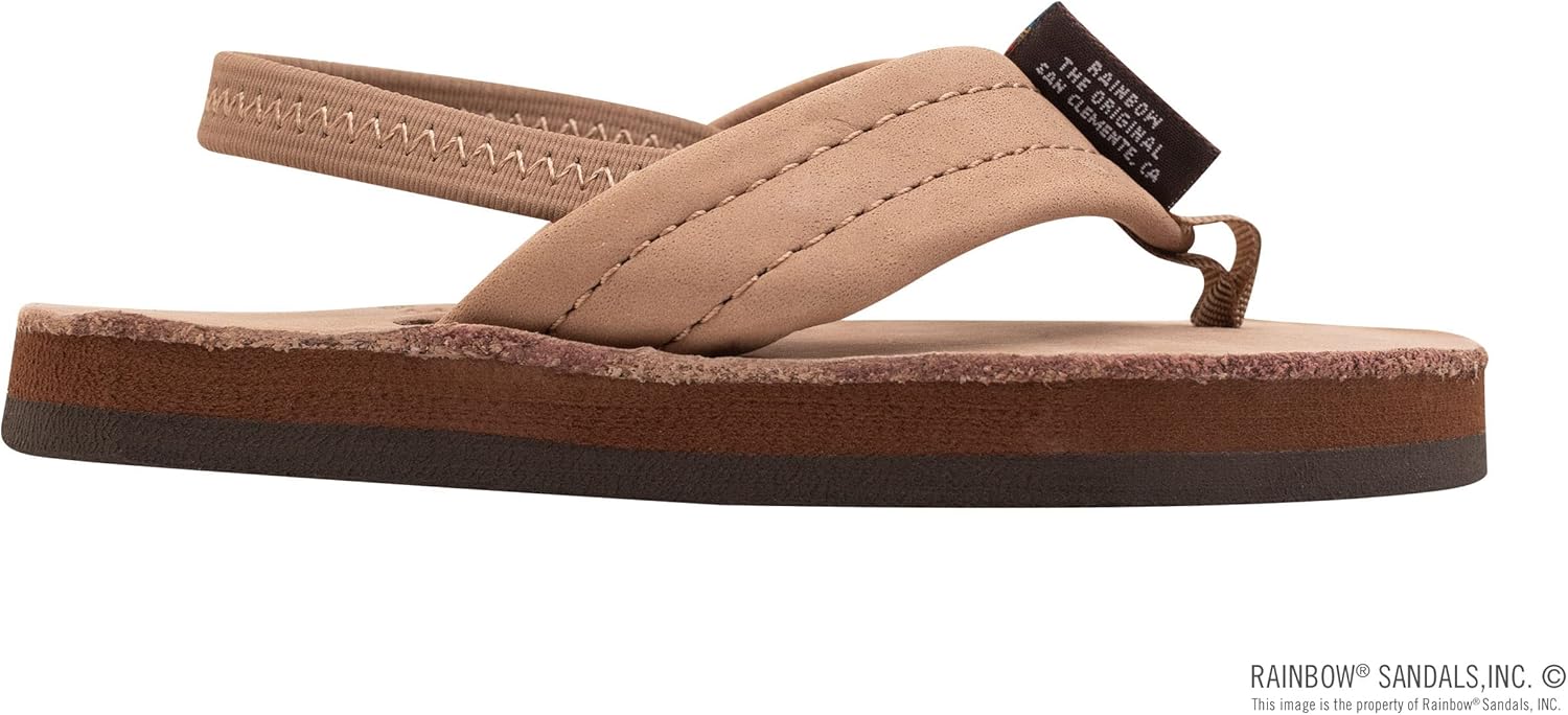Детские сандалии Rainbow, однослойные, из высококачественной кожи Rainbow Sandals, темно-коричневый — фото 4