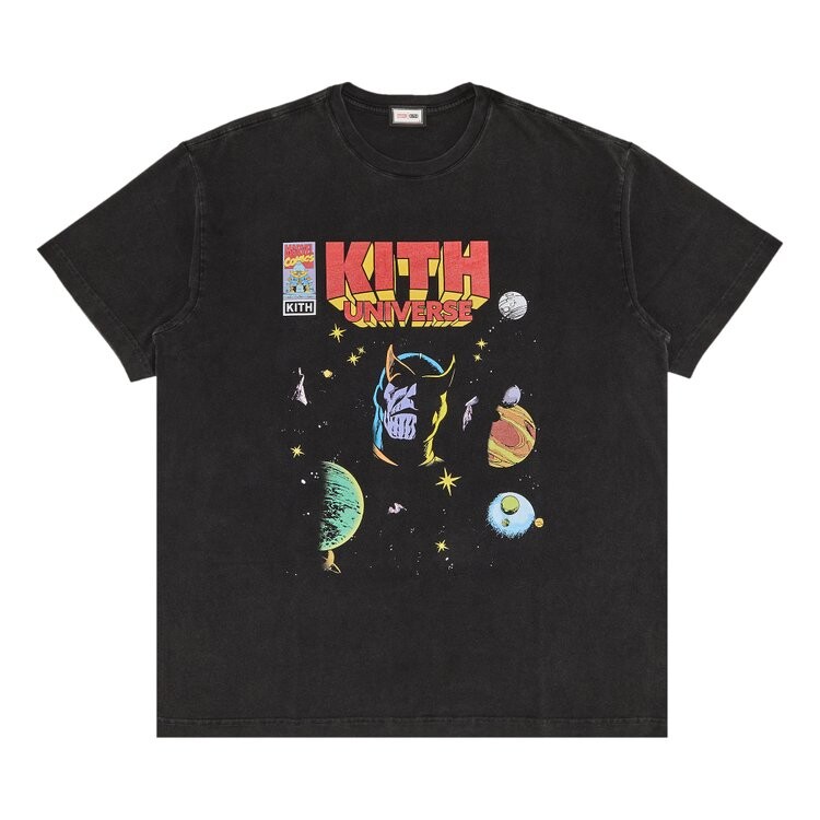 

Футболка Kith x Marvel Infinity Vintage Tee, черный