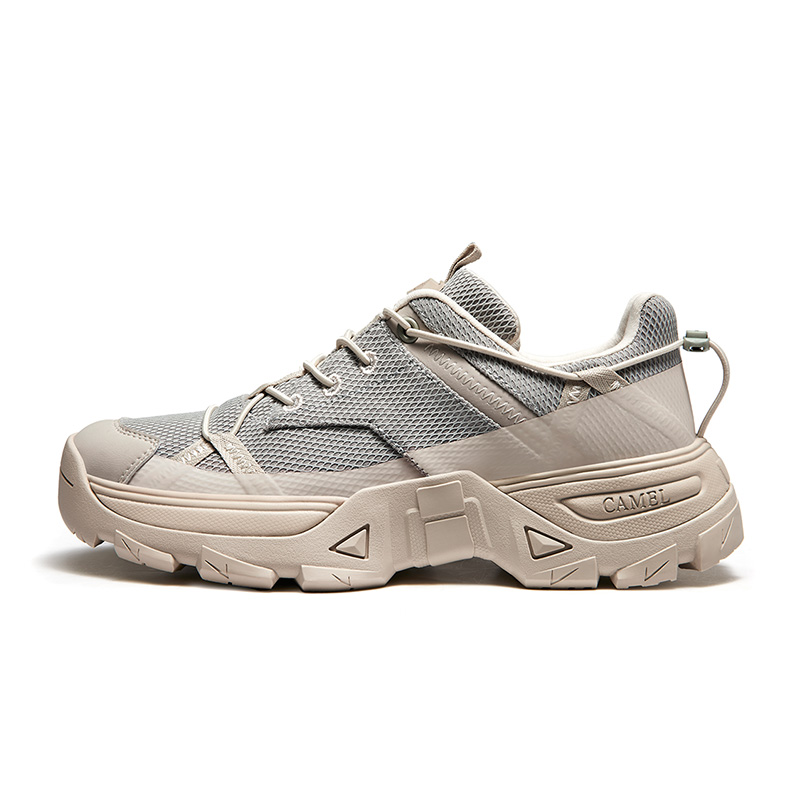 

Износостойкие низкие кроссовки Compass Cushioning для активного отдыха, мужские CAMEL, Gray Green