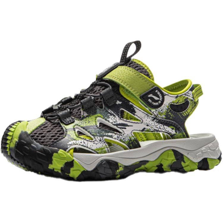 

LINING YOUNG Детские сандалии с низким верхом, противоскользящие, износостойкие, зеленые