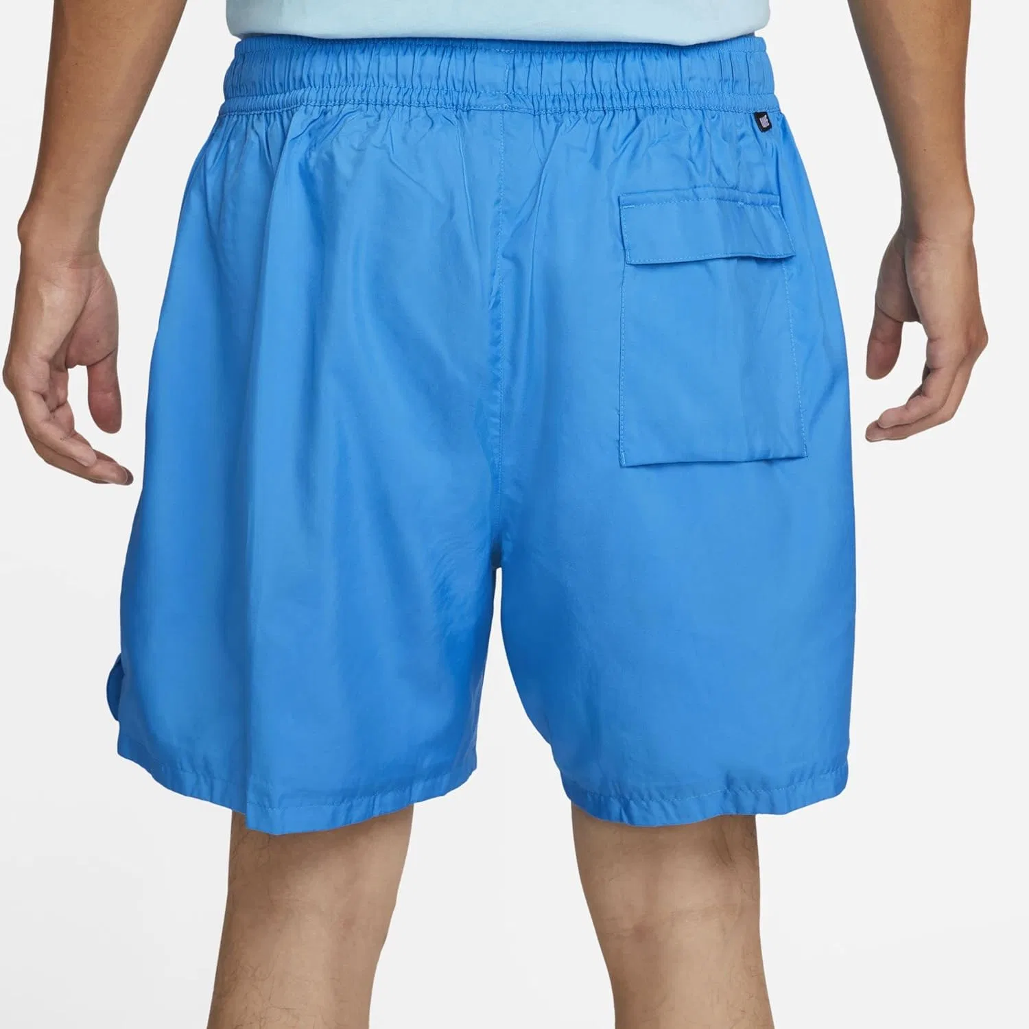 Шорты спортивные Nike Sport Essentials Woven Lined Flow, Light Photo Blue/White — фото 4