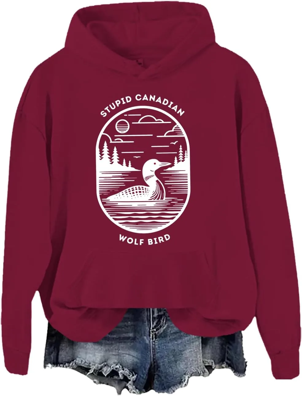 

Толстовка Stupid Wolf Bird Phncal