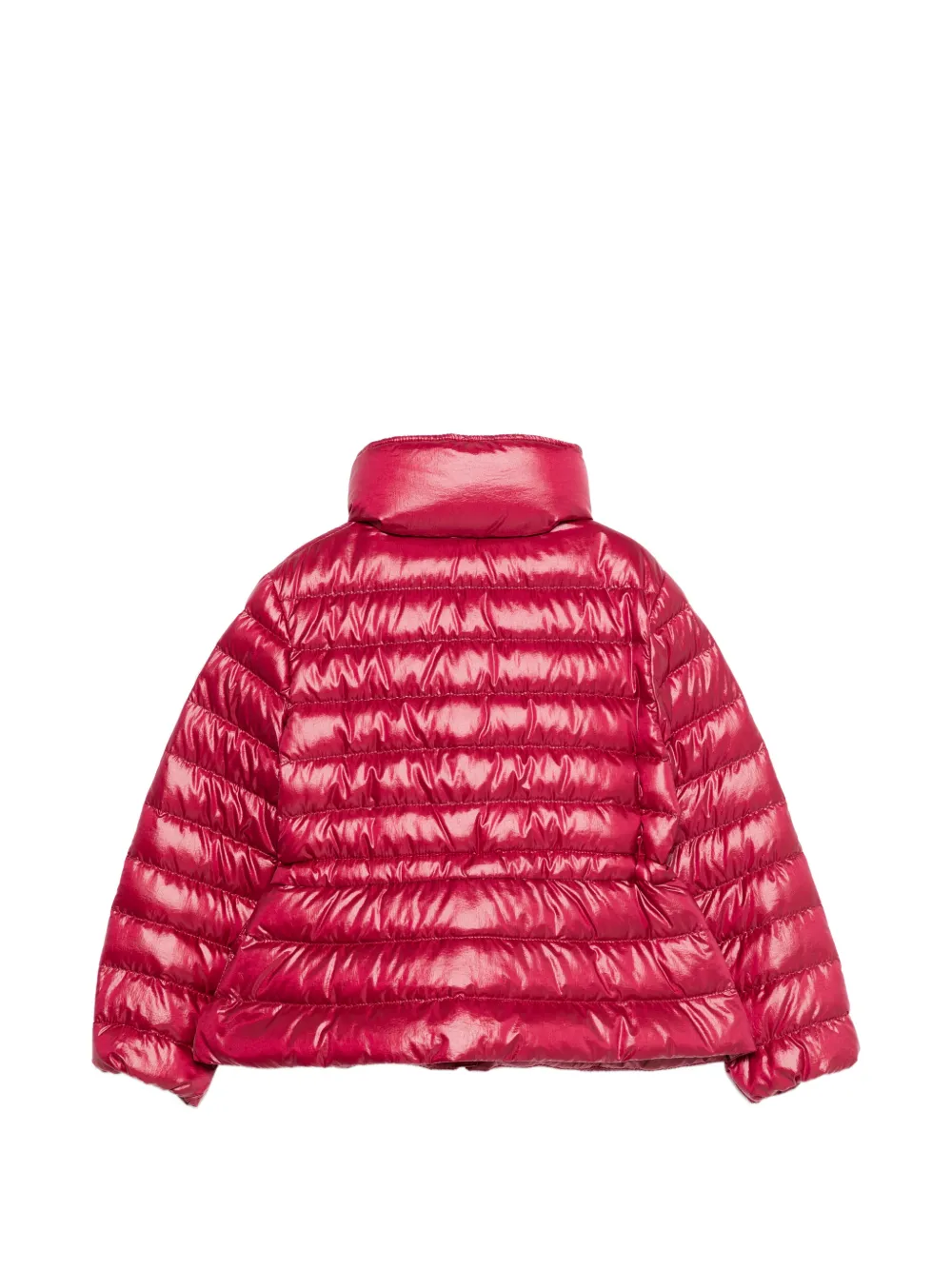 Стеганная куртка с капюшоном Moncler Enfant, розовый — фото 2
