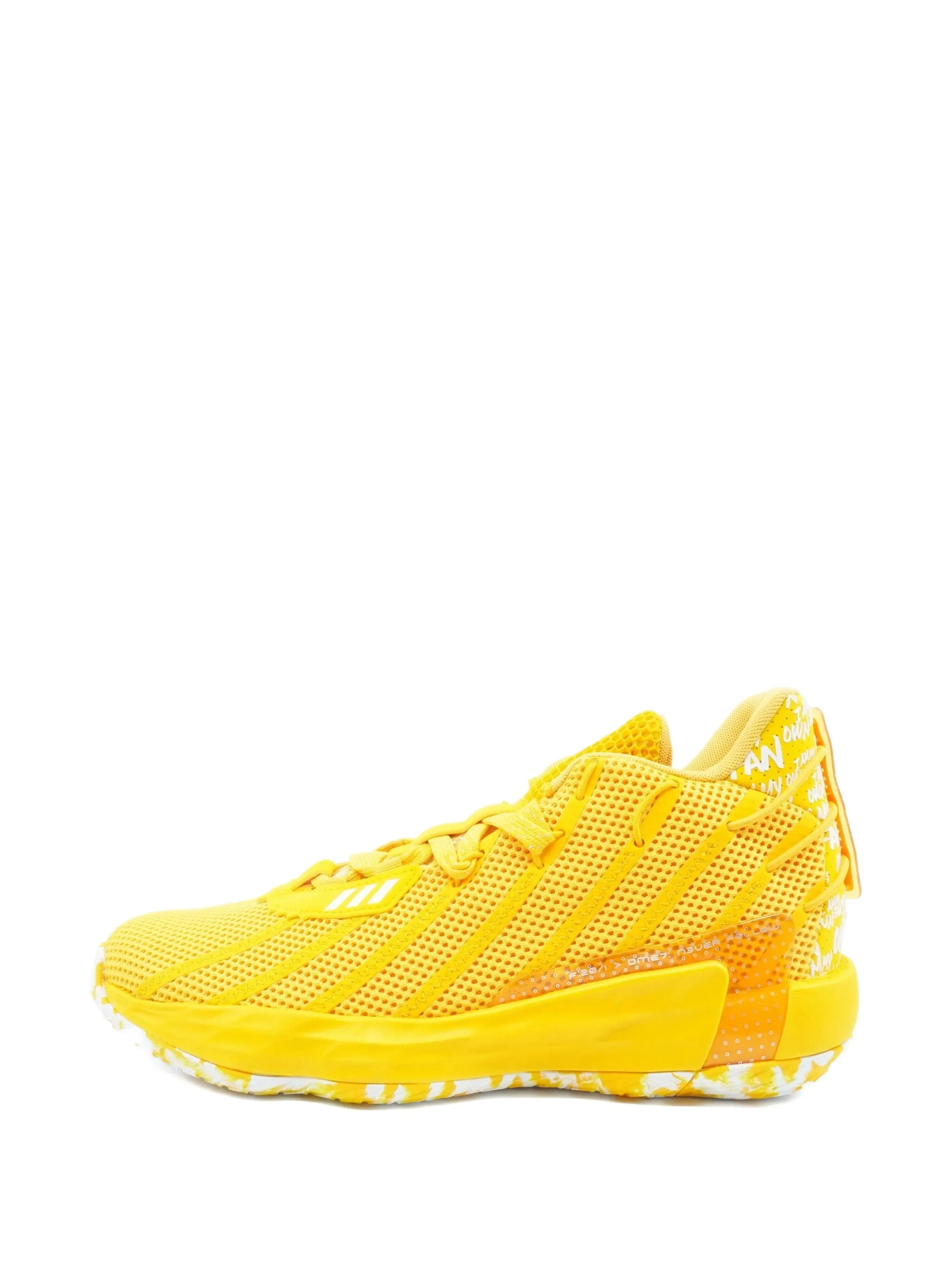 Кроссовки Dame 7 Team Adidas, желтый — фото 4