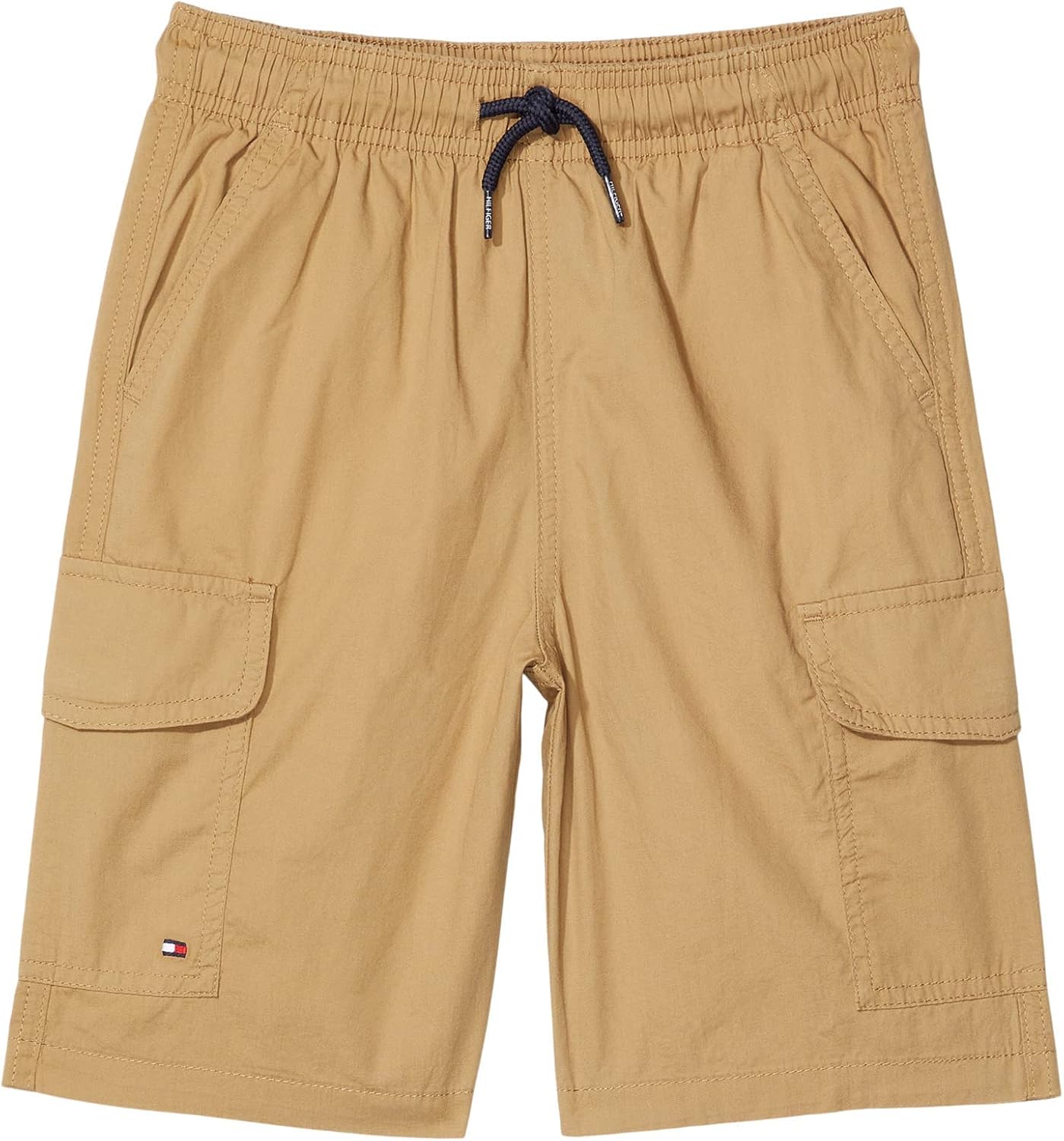 

Короткие брюки-карго Tommy Hilfiger для мальчиков, застежка на шнурок, Kelp Beige