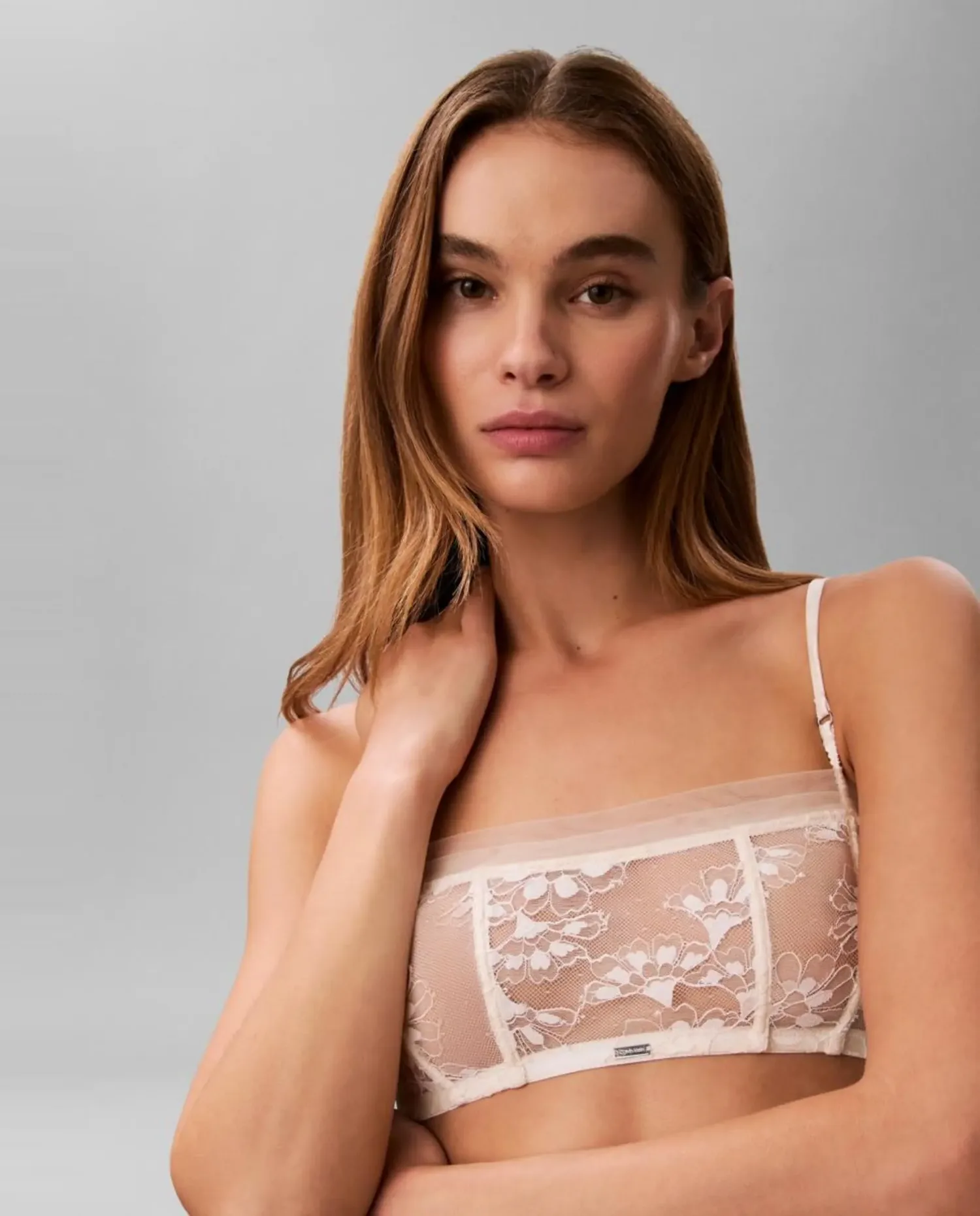 Бюстгальтер-бандо без формовки CK BLACK BRIDAL Calvin Klein, белый — фото 3
