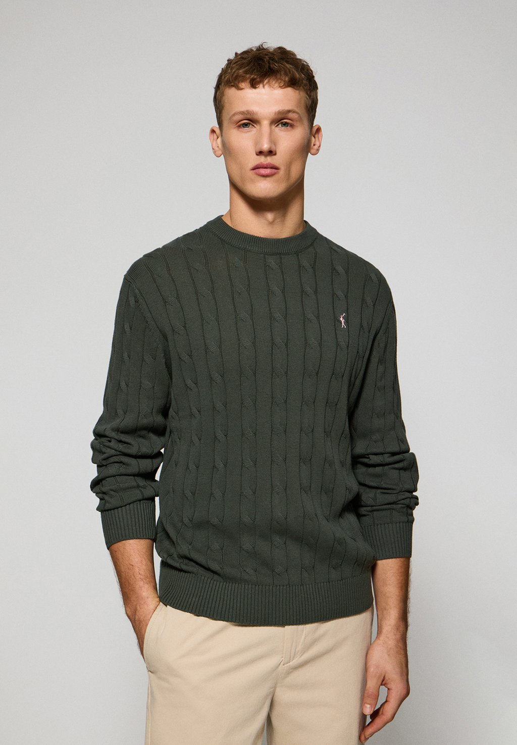 

Свитер Polo Club, цвет Stone Gray