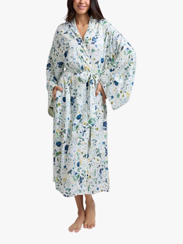 

Халат Corina с цветочным принтом Lily and Lionel, Ivory