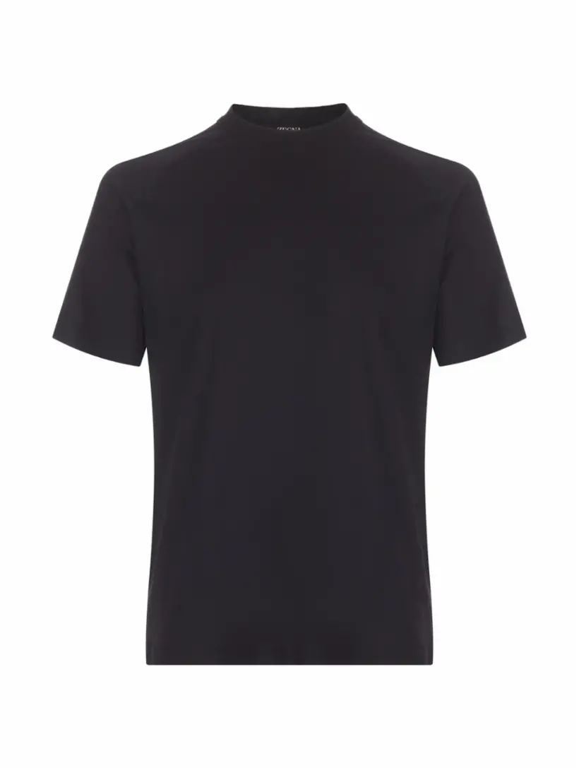 

Шерстяная футболка Zegna, черный